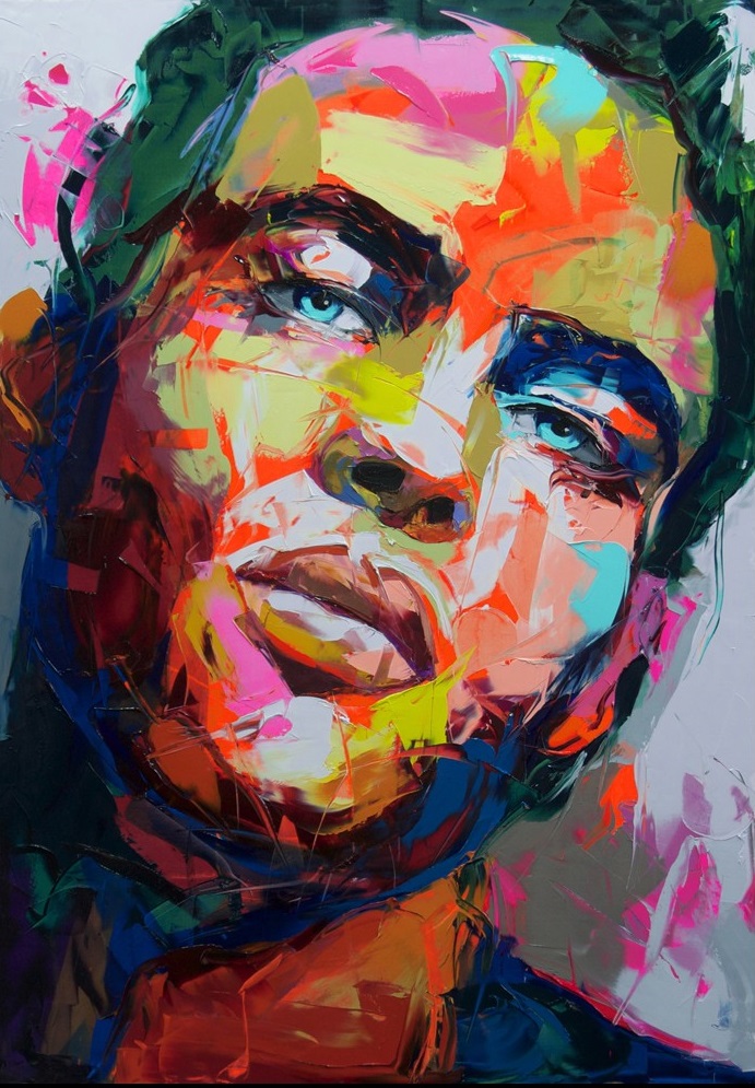 Francoise Nielly Portrait Palette Painting Expression Face232